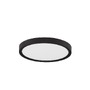 Kruhová - NV 9060187 Stropní svítidlo DIXIE LED stropní svítidlo černá 18W 3000K/4000K/6500K D220 H25 - NOVA LUCE - foto 2