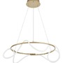 Kruhová - NV 9548104 Závěsné svítidlo TIRIAC zlatý hliník a akryl LED 43W 230V 3000K IP20 stmívatelné - NOVA LUCE - foto 2