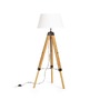 Stojací lampy - RED R14500 ALVIS/AMBITUS 46 stojanová bílá bambus/černá 230V E27 15W - RED - DESIGN RENDL - foto 2