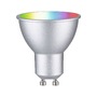 GU10/GZ10 - P 29149 Standard 230V Smart Home Zigbee 3.0 LED reflektor GU10 4,8W RGBW+ stmívatelné matný chrom - PAULMANN - foto 2