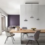 Vícečetná - LD 15693-15 Kolekce Schöner Wohnen LED závěsné svítidlo POSH, šedá, stmívatelné, Comfort Lift, SimplyDim, 3000K - JUST LIGHT - foto 2