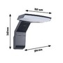 Nástěnná - P 94826 LED venkovní nástěnné svítidlo Zenera IP44 150x194mm 3000K 10W 230V antracit kov - PAULMANN - foto 2