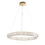 Kruhová - NV 9333076 Závěsné svítidlo AURELIA zlatý kov a křišťál LED 47W 230V 3500K IP20 stmívatelné - NOVA LUCE - foto 2