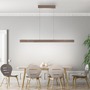 Podélná - PN 2577-34 LED závěsné svítidlo ADRIANA tmavá hnědá nastavitelná výška 2700-5000K - PAUL NEUHAUS - foto 2