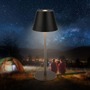 Stolní lampy dekorační - BRILO 7653015 BRILONER Kiki Nano stolní lampička - 1,5W, 130lm, nabíjecí, LED, stmívatelné, teplá bílá, černá 7653015 - foto 2