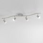 Bodová - FAN SPOT-SUNNY-4 Spotové svítidlo SPOT LED SUNNY nikl 4xGU10 LED 5 W 400 LM 2700 K 94,1 x 11x 16 cm - FANEUROPE - foto 2