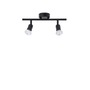 Bodová - NV 960006 Bodové svítidlo LUP saténový černý kov GU10 2x5W 230V IP20 bez žárovky - NOVA LUCE - foto 2