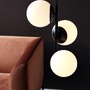 Kónická - NOR 48603003 Závěsné svítidlo Lilly 3x40W E14 černá opál - NORDLUX - foto 2
