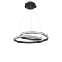 Kruhová - NV 9818511 Závěsné svítidlo GRANIA černý hliník a akryl LED 25W 230V 3000K IP20 stmívatelné - NOVA LUCE - foto 2