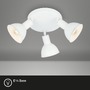 Bodová - BRILO 2674-036 Bodové svítidlo pr. 19 cm 3x E14 max. 25W bílé - BRILO - foto 2