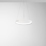 Kruhová - FAN LED-NIKE-S50-BCO Závěsné LED svítidlo Nike (bílé, kov) 40 W, 5840 lm, DIP‑CCT 2700 / 3200 / 4000 K, pr. 49 x výška 150 cm - FANEUROPE - foto 2