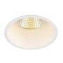 Kruhová - LA 1007454 NEW TRIA® 95 kroužek pro vestavbu do stropu, prohloubený, D: 10,3 H: 5,5 cm, IP 20, bílá - BIG WHITE (SLV) - foto 2