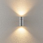 Nástěnná - IMPR 731232 Deko-Light venkovní nástěnné přisazené svítidlo Achernar Up and Down, 2x max. 35 W GU10, světlešedá - DEKOLIGHT - foto 2