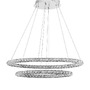 Kruhová - NV 7403002 Závěsné svítidlo CELINE chromovaný hliník a křišťál nastavitelné LED 52W 3000K IP20 - NOVA LUCE - foto 2