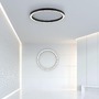 Kruhová - PN 6306-13 Paul Neuhaus LED stropní svítidlo PURE-LINES 70x70 CCT dálkový ovladač 2700-5000K antracit - PAUL NEUHAUS - foto 2