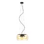 Dekorativní - RED R14135 AMANDA závěsná matná černá jantarové sklo 230V E27 3x15W - RED - DESIGN RENDL - foto 2
