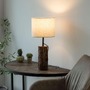 Vícečetná - LD 11236-79 BARK LED stropní svítidlo, 3-ramenné, dřevo, látkové stínidlo, 3xE27 - LEUCHTEN DIREKT / JUST LIGHT - foto 2