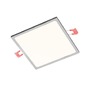 Hranatá - RED R12170 SLENDER SLIM SQ 17 zápustná černý chrom 230V LED 24W 3000K - RED - DESIGN RENDL - foto 2