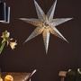 Interiérové dekorace - MAR 705788 Glitter stříbrná závěsná hvězda 75 cm - Markslöjd - foto 2