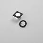 Hranatá - FAN INC-DAMA-QR44-NER Zápustné svítidlo LED Dama, černá, polykarbonát, 3 W, 300 lm, 4000 K, 4,4 x 4,4 x 2,8 cm - FANEUROPE - foto 2