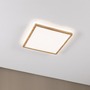 Hranatá - P 71035 LED Panel Atria Shine Backlight IP44 hranaté 293x293mm 16W 4000K design dřevo - PAULMANN - foto 2