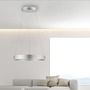 Kruhová - PN 2561-95 Paul Neuhaus LED závěsné svítidlo PURE-E-CLIPSE elektricky nastavitelná výška 2700-5000K šedá - PAUL NEUHAUS - foto 2
