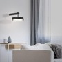 Dekorativní - LD 19312-18 ARMA LED nástěnné svítidlo na baterie černé stmívatelné dotykem IP44 paměťová funkce 2700K - JUST LIGHT - foto 2