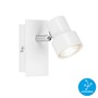 Bodová - BRI 2861-016 Bodové svítidlo 12 cm 1xGU10 5W 460lm bílé - BRILONER - foto 2