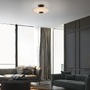 Dekorativní - PN 6282-18 LED stropní svítidlo, ELIPSA, černá, stmívatelné, opálové sklo, 3000K - PAUL NEUHAUS - foto 2