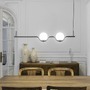 Podélná - FARO 29696 LE VITA závěsné svítidlo, černá - FARO - foto 2