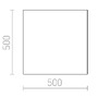 Stínidla, kryty, clony - RED G11871 DIFFUSER SQ 50 PMMA (starý kód: R11871) - RED - DESIGN RENDL - foto 2