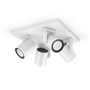 Bodová - PH 8720169318199 Hue 50624/31/P7 Hue WACA Argenta bodové LED svítidlo GU10 4x5,7W 350lm 2000-6500K RGB IP20 bílé - PHILIPS - foto 2