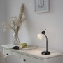 Stolní lampy dekorační - LD 12156-18 LOKI LED stolní lampa černá vypínač flexibilní nastavitelné 3000K - JUST LIGHT - foto 2