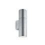 Nástěnná - ILUX 033013 Venkovní nástěnné svítidlo Ideal Lux Gun AP2 small alluminio 033013 stříbrné 21cm IP44 - IDEALLUX - foto 2