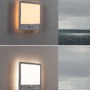 Nástěnná - P 94707 LED venkovní panel Lamina Backlight pohybové čidlo neláká hmyz IP44 hranaté 250x47mm CCT 14W 230V bílá umělá hmota - PAULMANN - foto 2