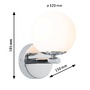 K zrcadlu - P 71067 Selection Bathroom LED nástěnné svítidlo Gove IP44 3000K 230V 5W chrom/satén - PAULMANN - foto 2
