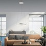 Kruhová - LD 15393-95 RITUS LED závěsné svítidlo hliník kruhové, pr.40cm, stmívatelné, Switchmo, teplá bílá krokově stmívatelné 3000K - LEUCHTEN DIREKT / JUST LIGHT - foto 2