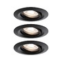Koupelnová - P 93083 LED vestavné svítidlo Nova Mini Coin základní sada výklopné 66mm 15° Coin 3x4W 230V 2700K - PAULMANN - foto 2
