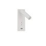 Bodová - NV 9170101 Bodové svítidlo FUSE bílý hliník nastavitelné vypínač na těle - USB nabíjení LED Samsung 3W 3000K IP20 - NOVA LUCE - foto 2
