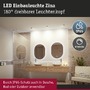 Koupelnová - P 92412 LED vestavné svítidlo Zina IP65 5W / 8W 230V stmívatelné 2700 - 4000K kov kartáčovaný - PAULMANN - foto 2