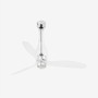 Ventilátory - FARO 33381-9 ETERFAN M LED, transparentní, stropní LED ventilátor s DC motorem - FARO - foto 2