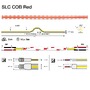 Dekorační - SLC S18070 LED pásek COB barevný 12W/m 180lm/m červená 24V IP20 5m - TLG - foto 2