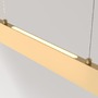 Podélná - M P010PL-L23G3K Závěsné svítidlo Step 3000K 23W teplá bílá 1100lm zlatá kov přímé a nepřímé osvětlení  - MAYTONI - foto 2