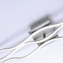 Podélná - LD 15167-55 WAVE LED stropní svítidlo v oceli s 3 rameny ve tvaru vlny a teplou bílou barvou světla 3000K - LEUCHTEN DIREKT / JUST LIGHT - foto 2