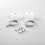 Liniové NEXT - FAN LED-NEXT-W-S Příslušenství NEXT KIT DI závěsné svítidlo pro lištu LED NEXT bílá - FANEUROPE - foto 2