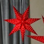 Interiérové dekorace - MAR 705608 Blink červená závěsná hvězda 45 cm - Markslöjd - foto 2