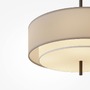 Kruhová - M MOD613PL-05GR1 Závěsné svítidlo Bergamo E27 5x60W černá/šedá kov - MAYTONI - foto 2