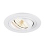 Kruhová - LA 1007342 NEW TRIA® 75 kroužek pro vestavbu do stropu, D: 9,3 H: 2,6 cm, IP 20, bílá - BIG WHITE (SLV) - foto 2