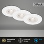 Kruhová - BRI 7046-036 3ks sada LED vestavné svítidlo, pr. 9 cm, 5 W, bílé - BRILONER - foto 2