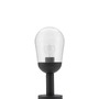 Sloupková - NV 9060195 Venkovní sloupkové svítidlo OMIKA tmavě šedý hliník a čiré sklo E27 1x12W 220-240V bez žárovky IP54 - NOVA LUCE - foto 2